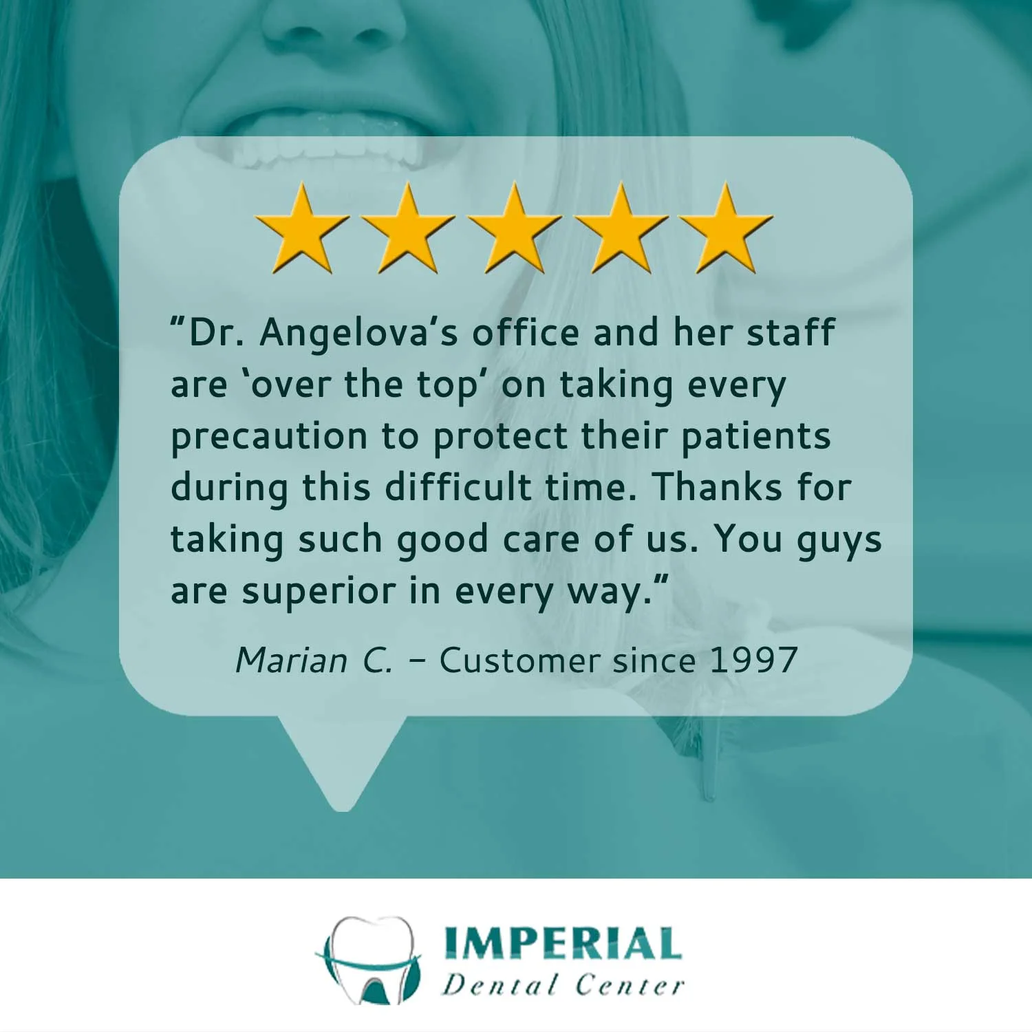 Imperial Dental Center Sugar Land Covid Testimonial Imperial Dental Center Sugar Land Covid Testimonial