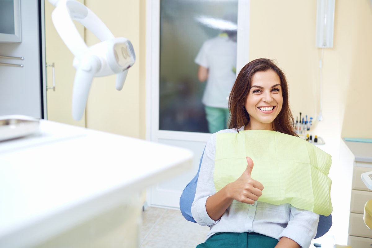 Adult patient smiling at Imperial Dental Center, a Sugar Land dentist